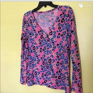 Lilly Pultizer Vneck Top